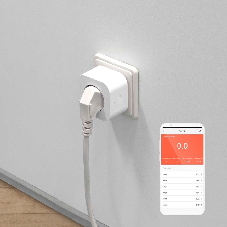 Smart kontakt 3680W/230V/ Type E/16A Wi-Fi