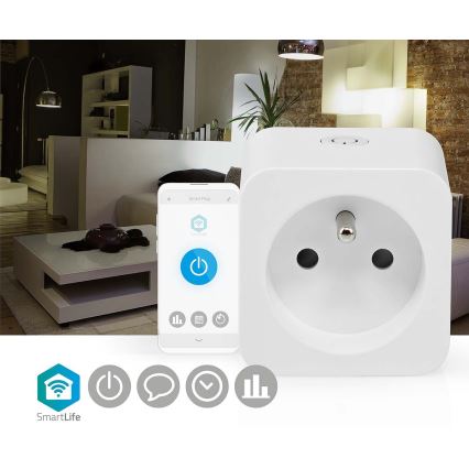 Smart kontakt 3680W/230V/ Type E/16A Wi-Fi
