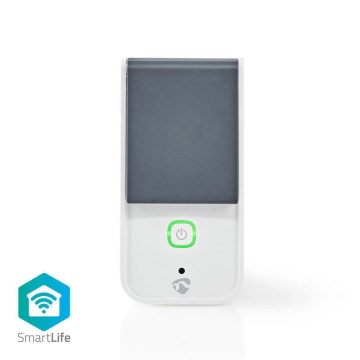 Nedis WIFIPO120EWT − Utomhus Smart Plug 3680W/typ/230V Wifi IP44