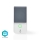 Nedis WIFIPO120EWT − Utomhus Smart Plug 3680W/typ/230V Wifi IP44