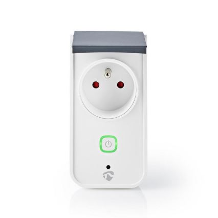 Nedis WIFIPO120EWT − Utomhus Smart Plug 3680W/typ/230V Wifi IP44