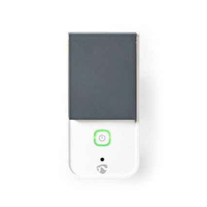 Nedis WIFIPO120EWT − Utomhus Smart Plug 3680W/typ/230V Wifi IP44