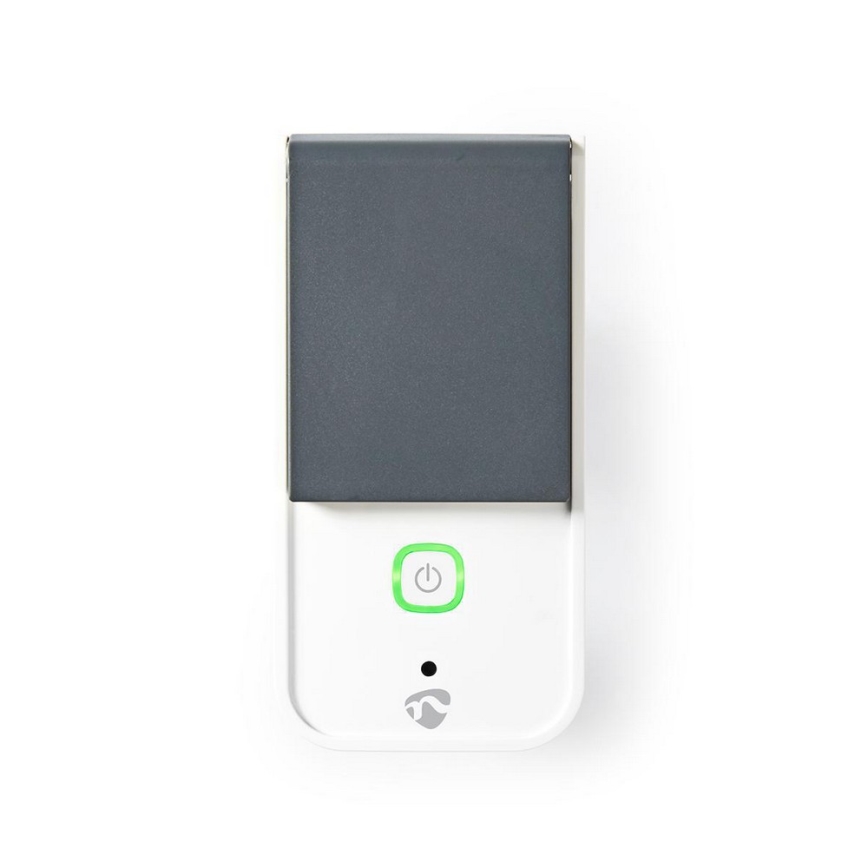 Nedis WIFIPO120EWT − Utomhus Smart Plug 3680W/typ/230V Wifi IP44