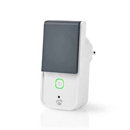 Nedis WIFIPO120EWT − Utomhus Smart Plug 3680W/typ/230V Wifi IP44