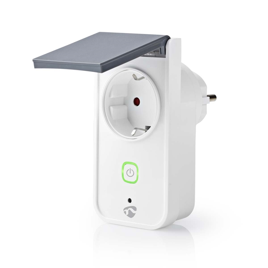 Smart utomhus uttag 3680W/230V/Typ F SCHUKO/16A Wi-Fi IP44