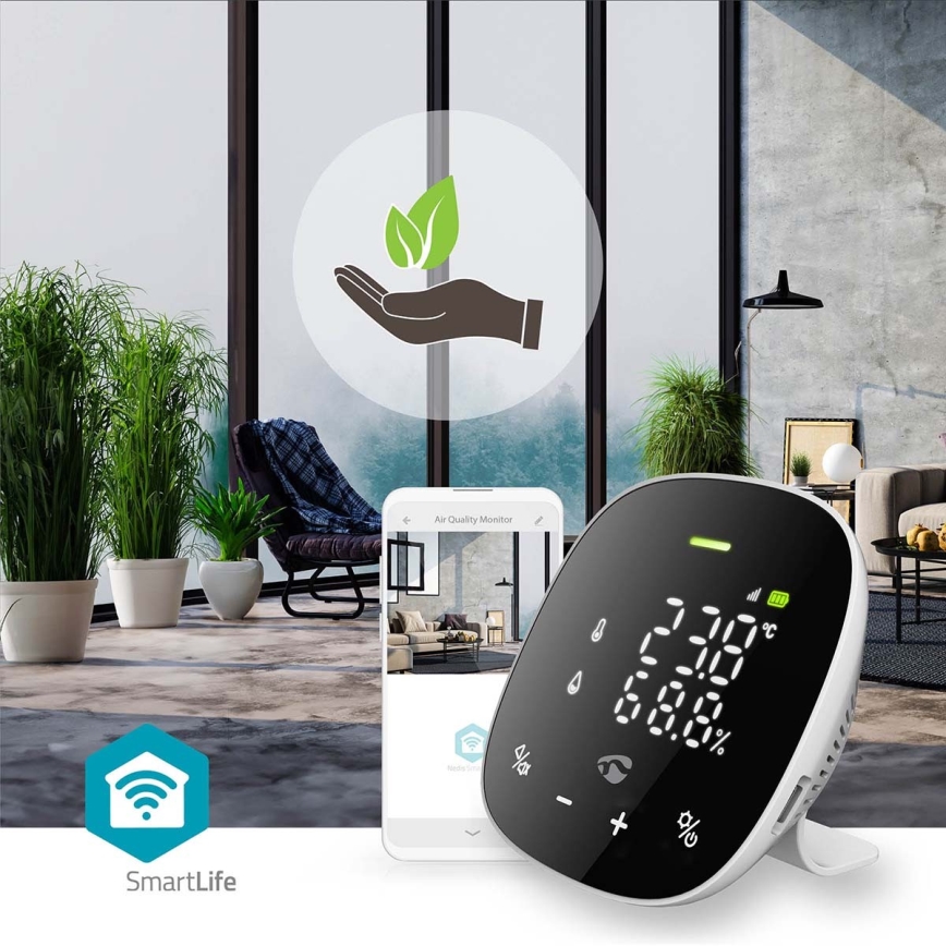 Set med ätpinnar med LED display SmartLife Wi-Fi