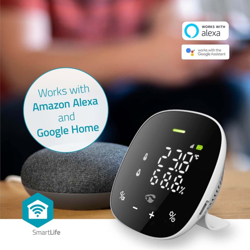 Set med ätpinnar med LED display SmartLife Wi-Fi
