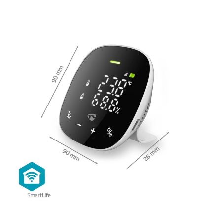 Set med ätpinnar med LED display SmartLife Wi-Fi