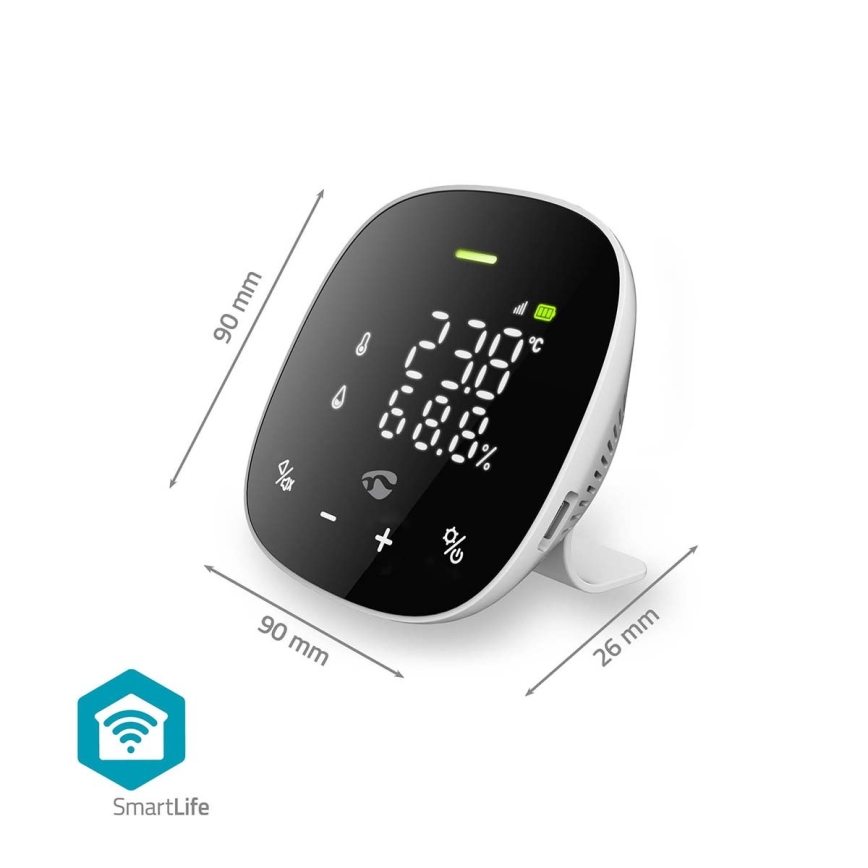 Set med ätpinnar med LED display SmartLife Wi-Fi