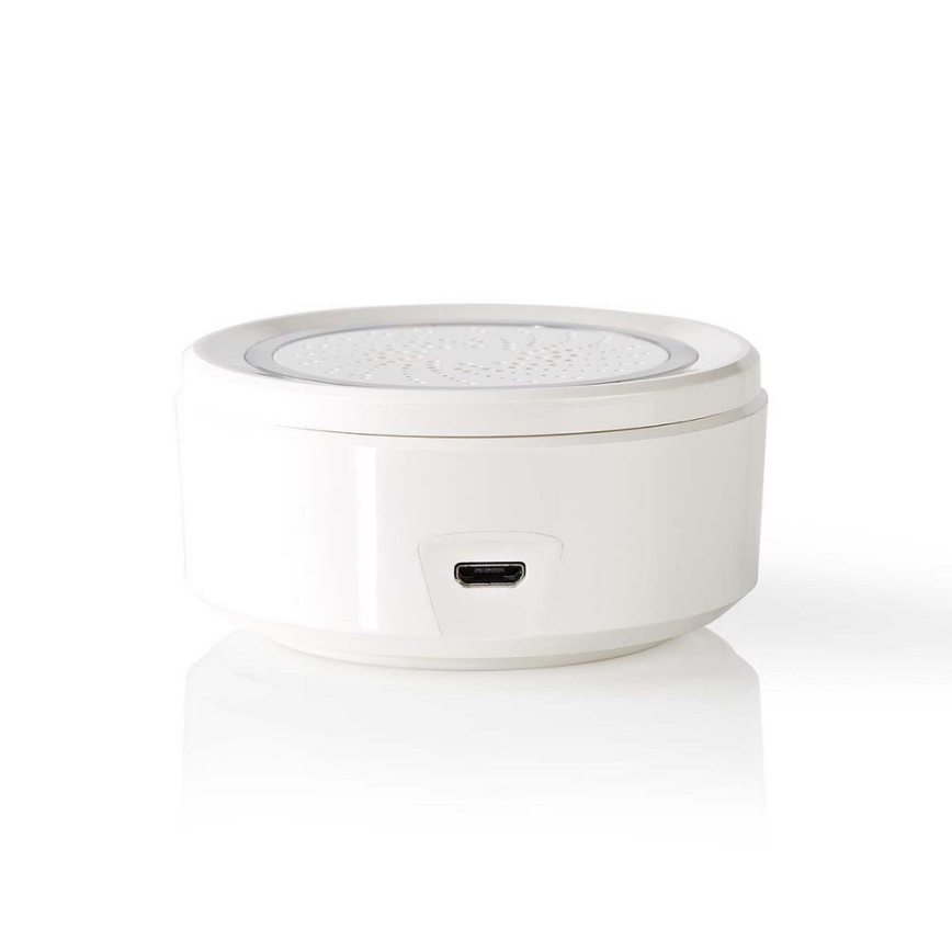 Nedis WIFISI10CWT − Wifi Siren alarm / ringsignal / 5V 8dB