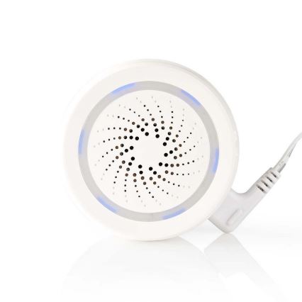 Nedis WIFISI10CWT − Wifi Siren alarm / ringsignal / 5V 8dB