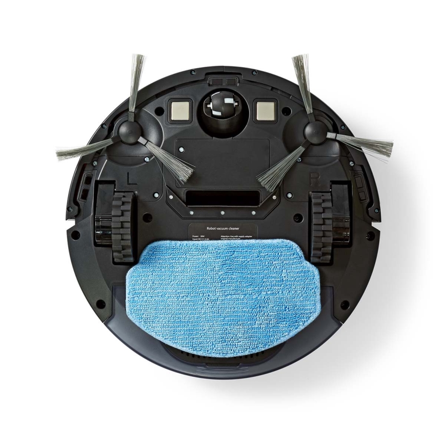 Smart robotdammsugare med mopp 28W/2500 mAh Wi-Fi svart + fjärrkontroll