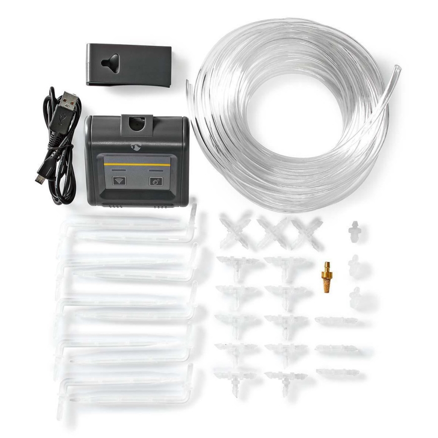 Nedis WIFIWP10GY - Smart vattenpump 4xAA Wi-Fi IPX3