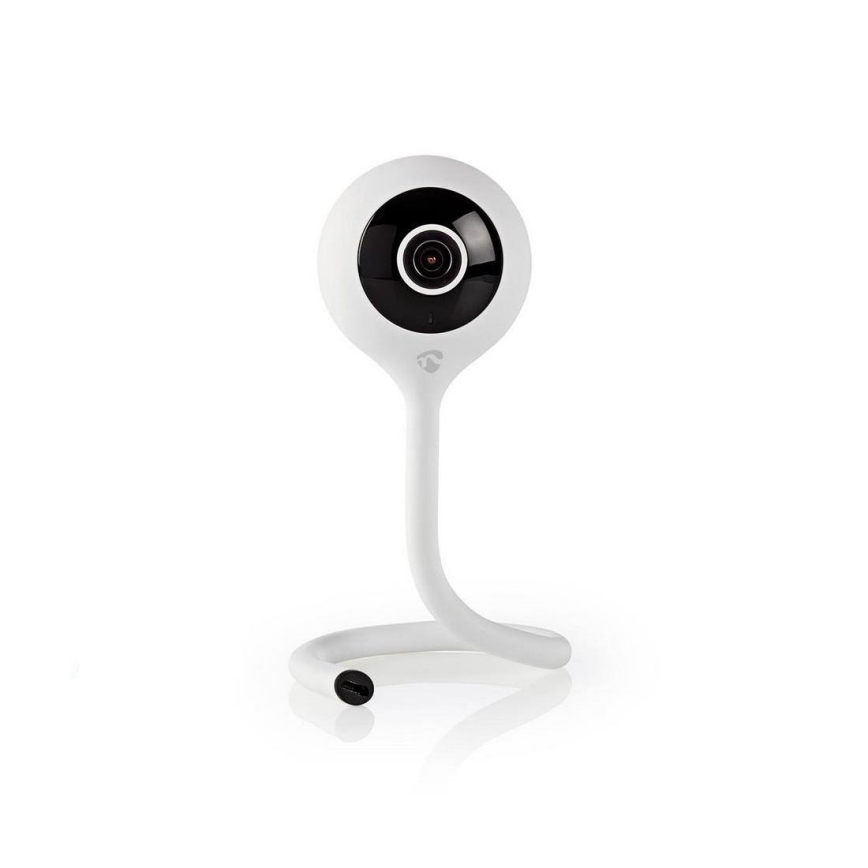 Nedis WII11CWT − Smart IP-kamera LED/5V/FULL HD 1080p med climate sensor