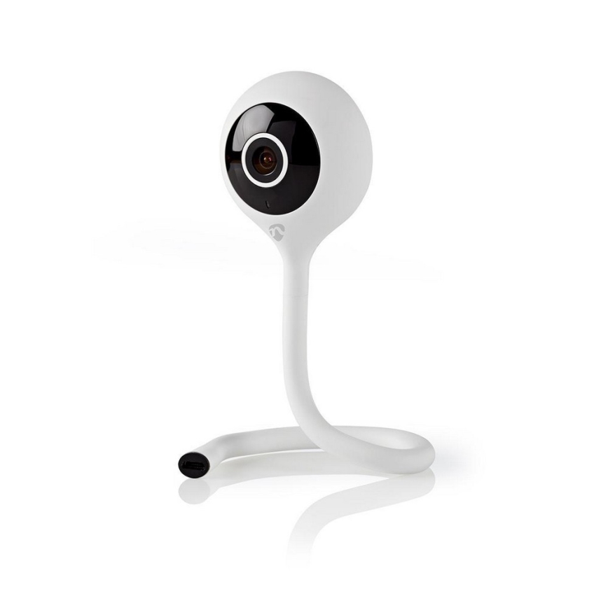 Nedis WII11CWT − Smart IP-kamera LED/5V/FULL HD 1080p med climate sensor