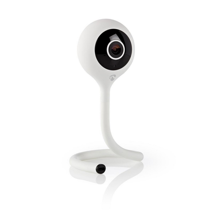 Nedis WII11CWT − Smart IP-kamera LED/5V/FULL HD 1080p med climate sensor