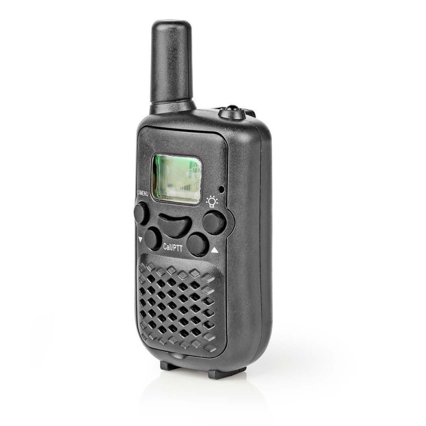 KIT 2x Walkie-talkie med LED-ljus 3xAAA räckvidd 5 km