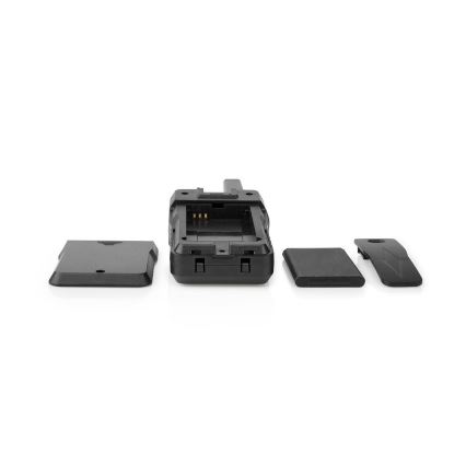 KIT 2x Uppladdningsbar walkie-talkie med LED belysning 1300 mAh räckvidd 10 km