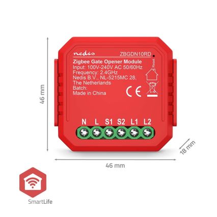 Smarta garageportbrytare SmartLife Zigbee Tuya