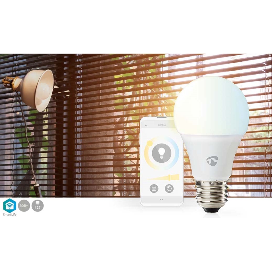 LED ljusreglerad glödlampa  SmartLife E27/9W/230V Wi-Fi 2700-6500K