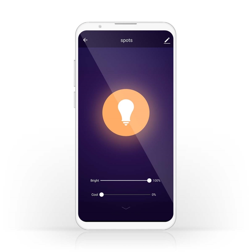 LED ljusreglerad glödlampa  SmartLife E27/9W/230V Wi-Fi 2700-6500K