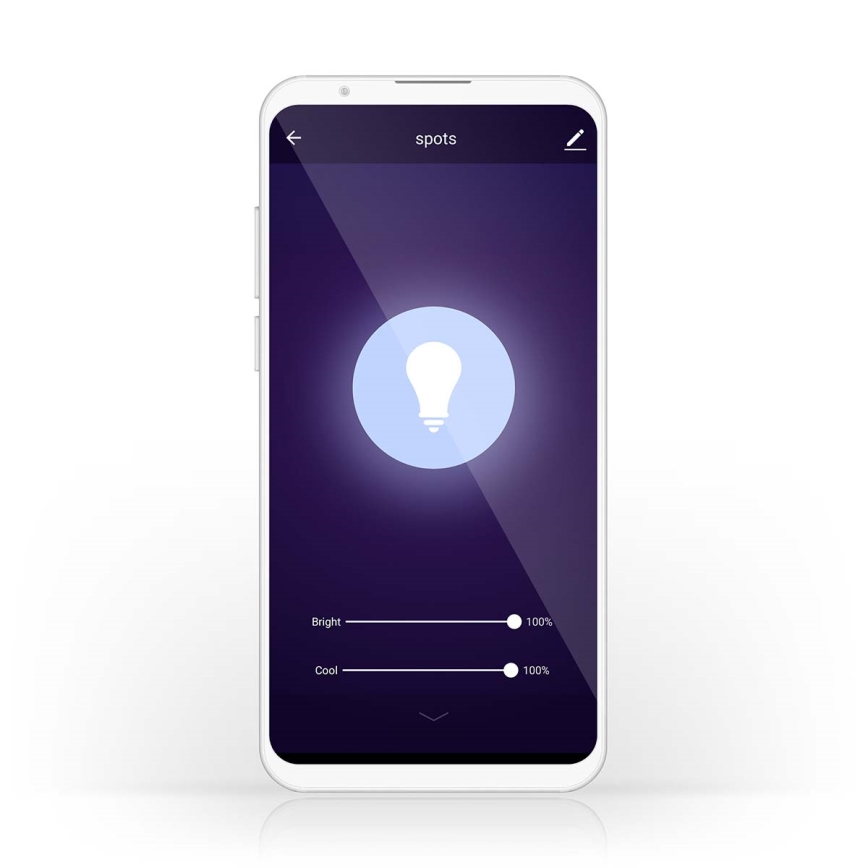 LED ljusreglerad glödlampa  SmartLife E27/9W/230V Wi-Fi 2700-6500K