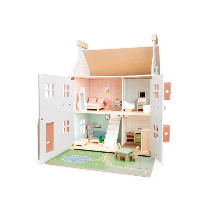 New Classic Toys - Dockhus i trä