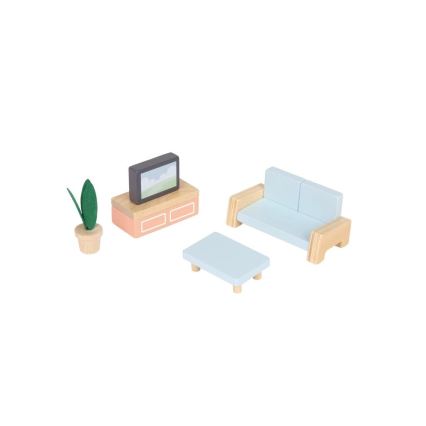 New Classic Toys - Dockhus i trä röd