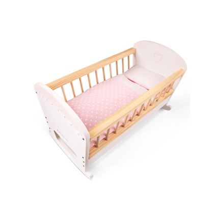 New Classic Toys - Docksäng i trä rosa