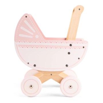 New Classic Toys - Dockvagn i trä rosa