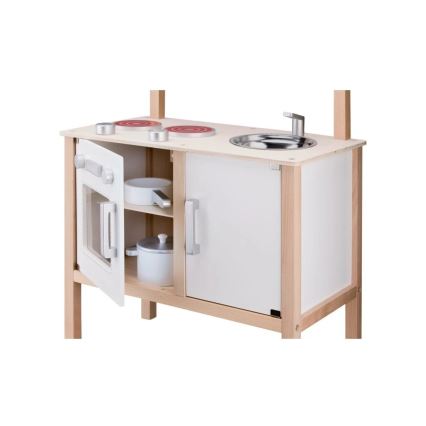 New Classic Toys - Träkök med tillbehör vit/beige