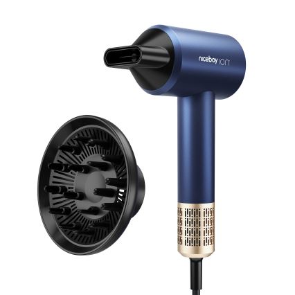 Niceboy AirSonic ELITE - Hårfön 2200W/230V blå