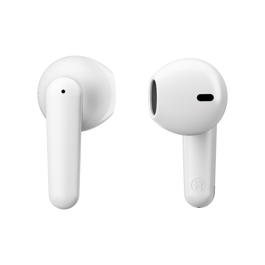 Niceboy Beans 4 POP - Trådlös earphones 200 mAh + 2x 30 mAh IPX4 vit