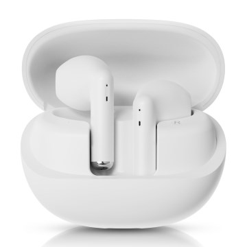 Niceboy Beans 4 - Trådlös earphones 300 mAh + 2x 35 mAh IPX4 vit