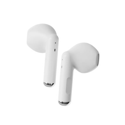 Niceboy Beans 4 - Trådlös earphones 300 mAh + 2x 35 mAh IPX4 vit