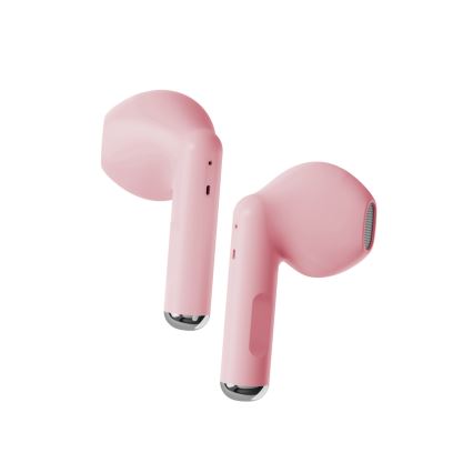 Niceboy Beans 4 - Trådlösa hörlurar 300 mAh + 2x 35 mAh IPX4 rosa