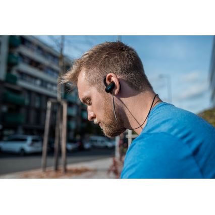 Niceboy HIVE sport 2 - Sporthörlurar Med en mikrofon IPX5 svart