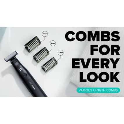 Niceboy ION AirBlade - skäggtrimmer 5W/5V svart