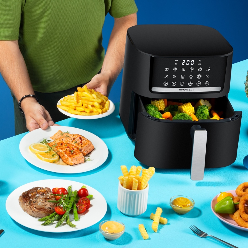 Niceboy ION AirFryer PRO - Varmluftsfritös 6,5 l 1600W/230V