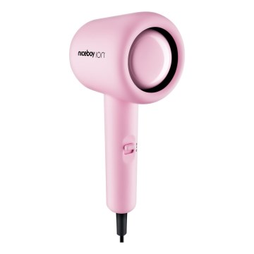 Niceboy ION AirSonic POP - Hårfön 1400W/230V rosa