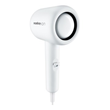 Niceboy ION AirSonic POP - Hårfön 1400W/230V vit