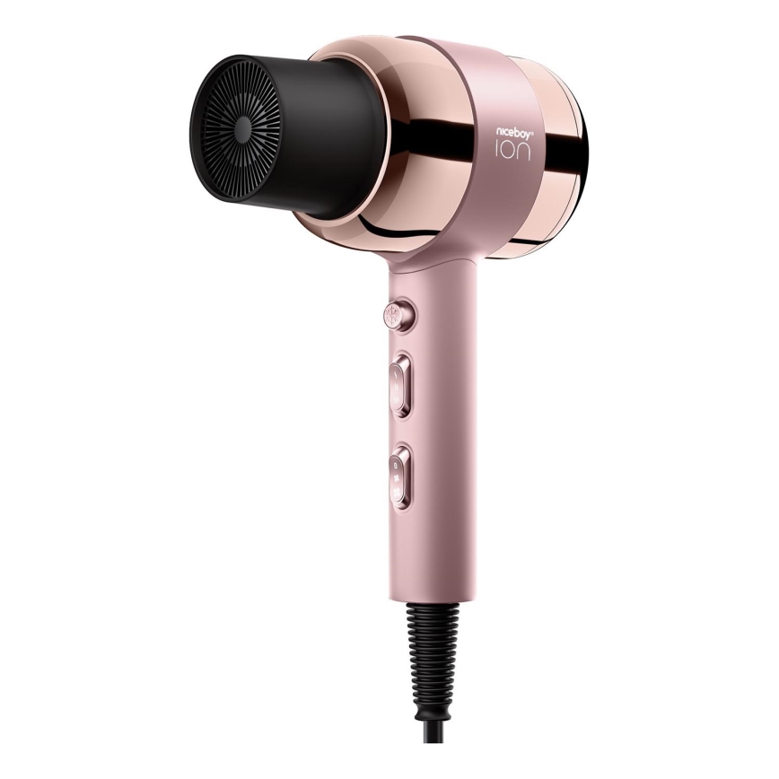 Niceboy ION AirSonic PRO - Hårfön 2200W/230V rosa