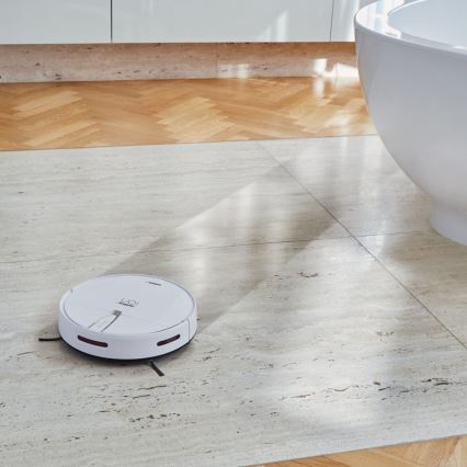Niceboy ION Charles i4 - Smart robotdammsugare 2i1 4400 mAh Wi-Fi vit + fjärrkontroll