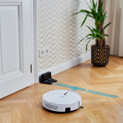 Niceboy ION Charles i4 - Smart robotdammsugare 2i1 4400 mAh Wi-Fi vit + fjärrkontroll