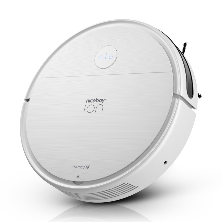 Niceboy ION Charles i6 - Smart robotdammsugare 2i1 2600 mAh Wi-Fi vit