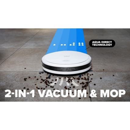 Niceboy ION Charles i6 - Smart robotdammsugare 2i1 2600 mAh Wi-Fi vit