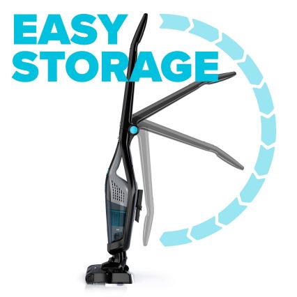 Niceboy ION Hurricane F7 - Sladdlös stickdammsugare 3i1 150W/2200 mAh svart