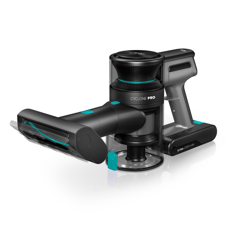 Niceboy ION Hurricane H7 - Flexibel sladdlös skaftdammsugare 2i1 200W/2200 mAh svart