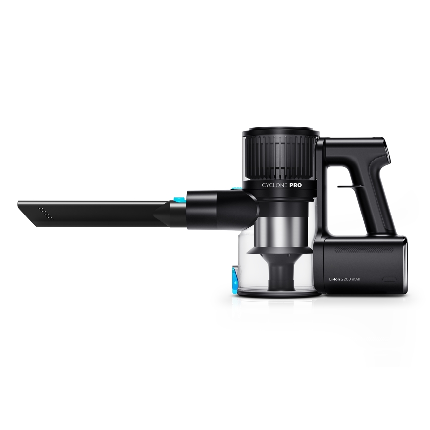 Niceboy ION Hurricane H9 - Flexibel sladdlös skaftdammsugare 2i1 400W/2200 mAh svart