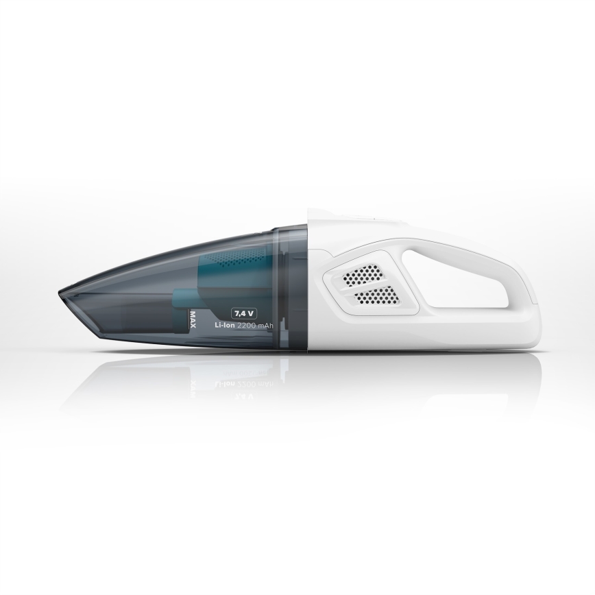 Niceboy ION Hurricane R1 - Uppladdningsbar handdammsugare 50W/2200 mAh vit/blå